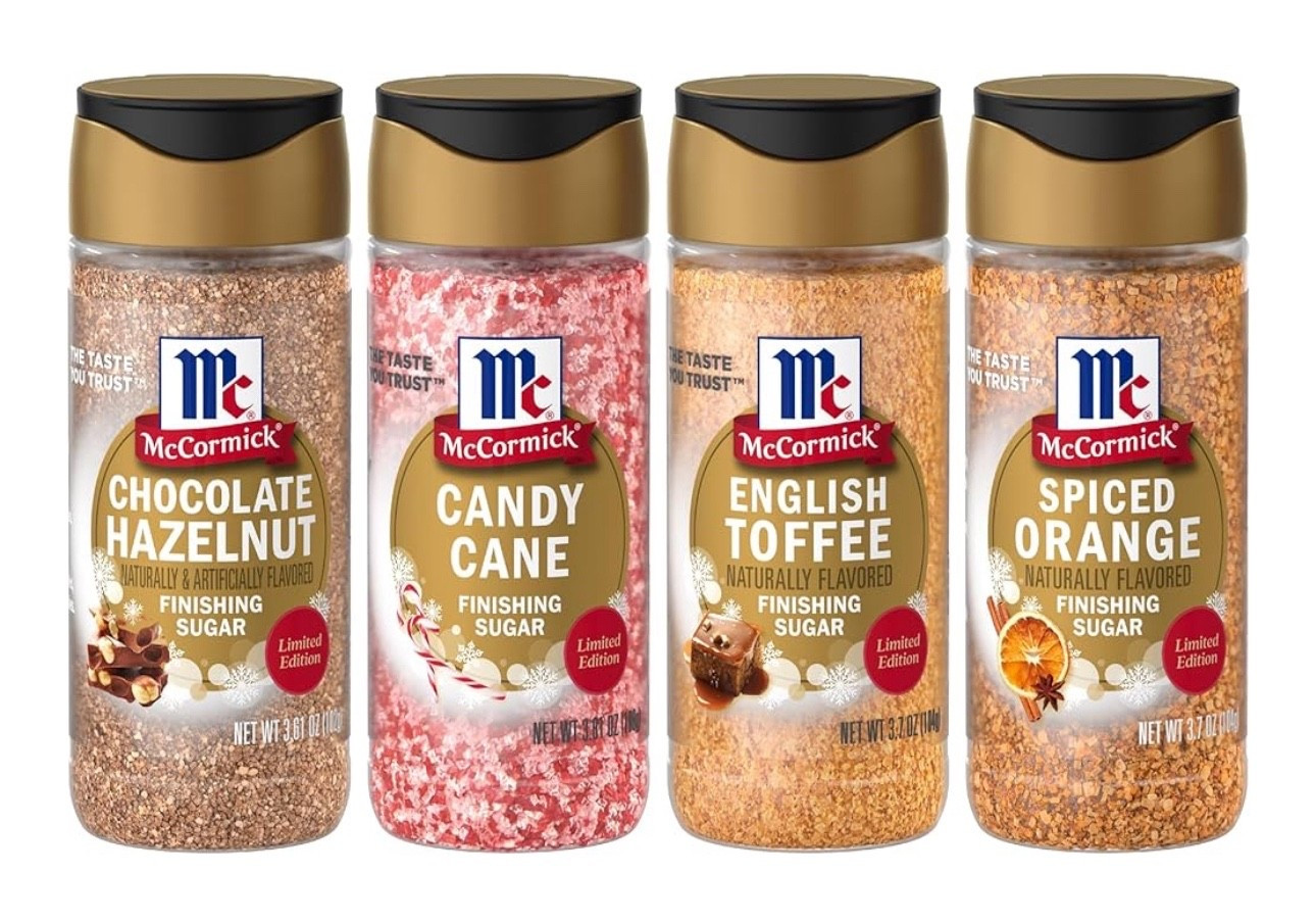 Get your favorites now before they sell out! Candy cane might be my fav 😋 
McCormick winter finishing sugar

#LTKFamily #LTKSeasonal