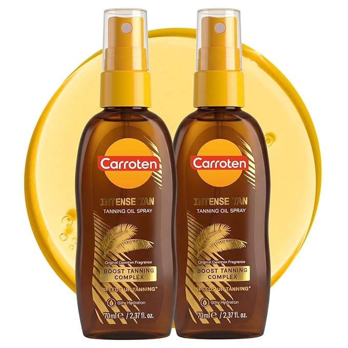 Carroten Intensive Tanning Oil Spray | Browning Tan Accelerator | Vitamin E and Carrot & Coconut ... | Amazon (US)