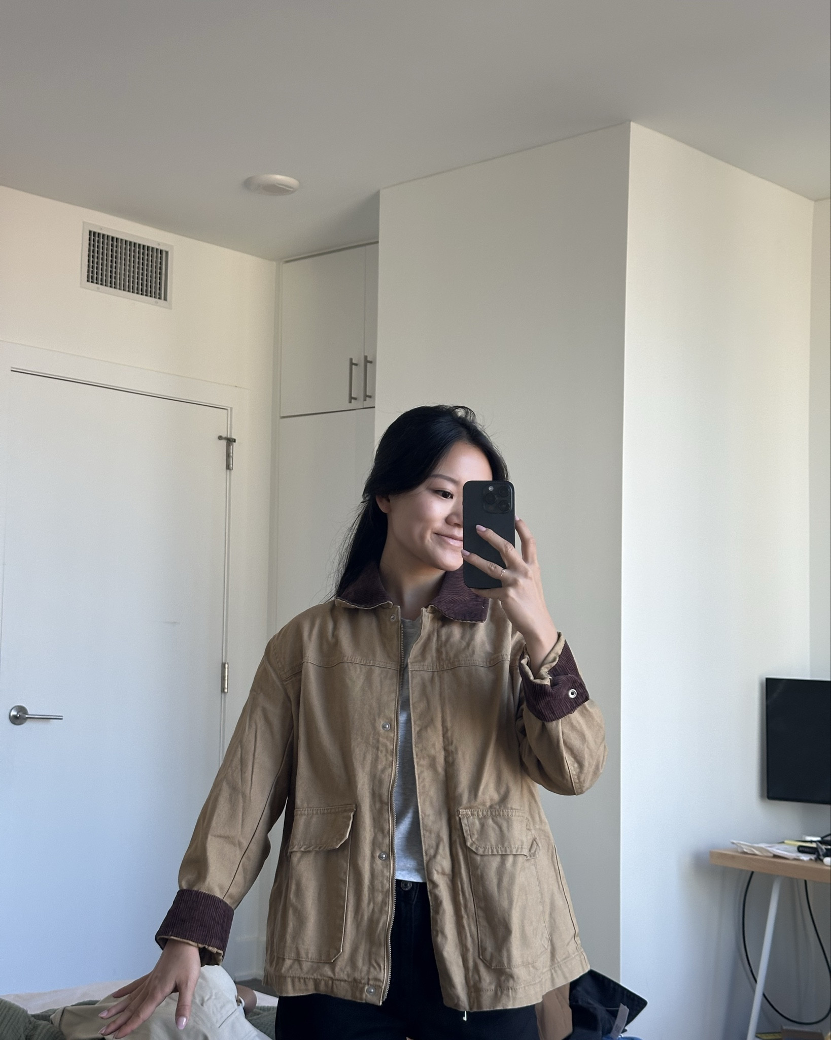 BROWN BARN JACKET XS
