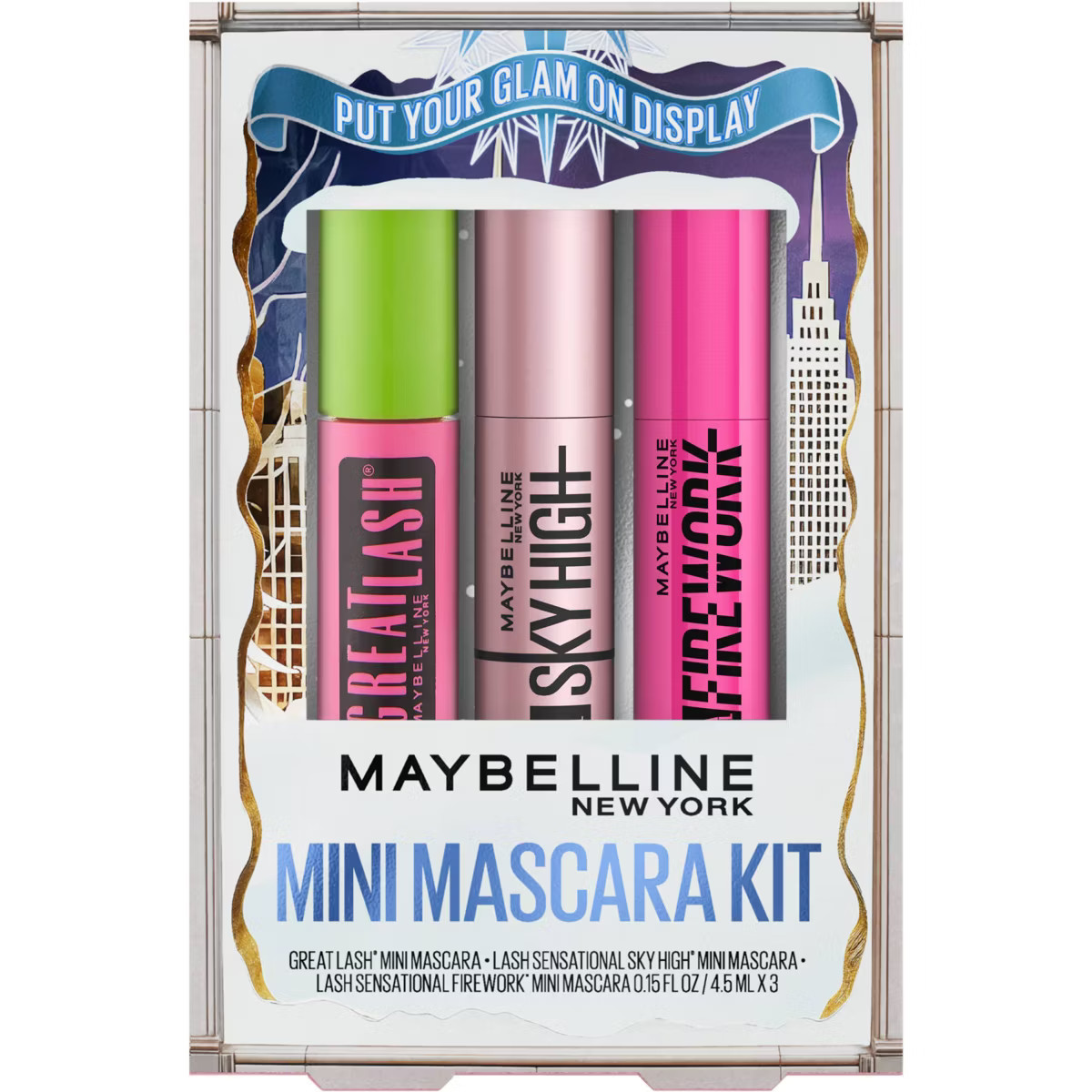Maybelline Mini Mascara Holiday Gift Set with Great Lash, Firework & Sky High Mascara - 3pc | Target