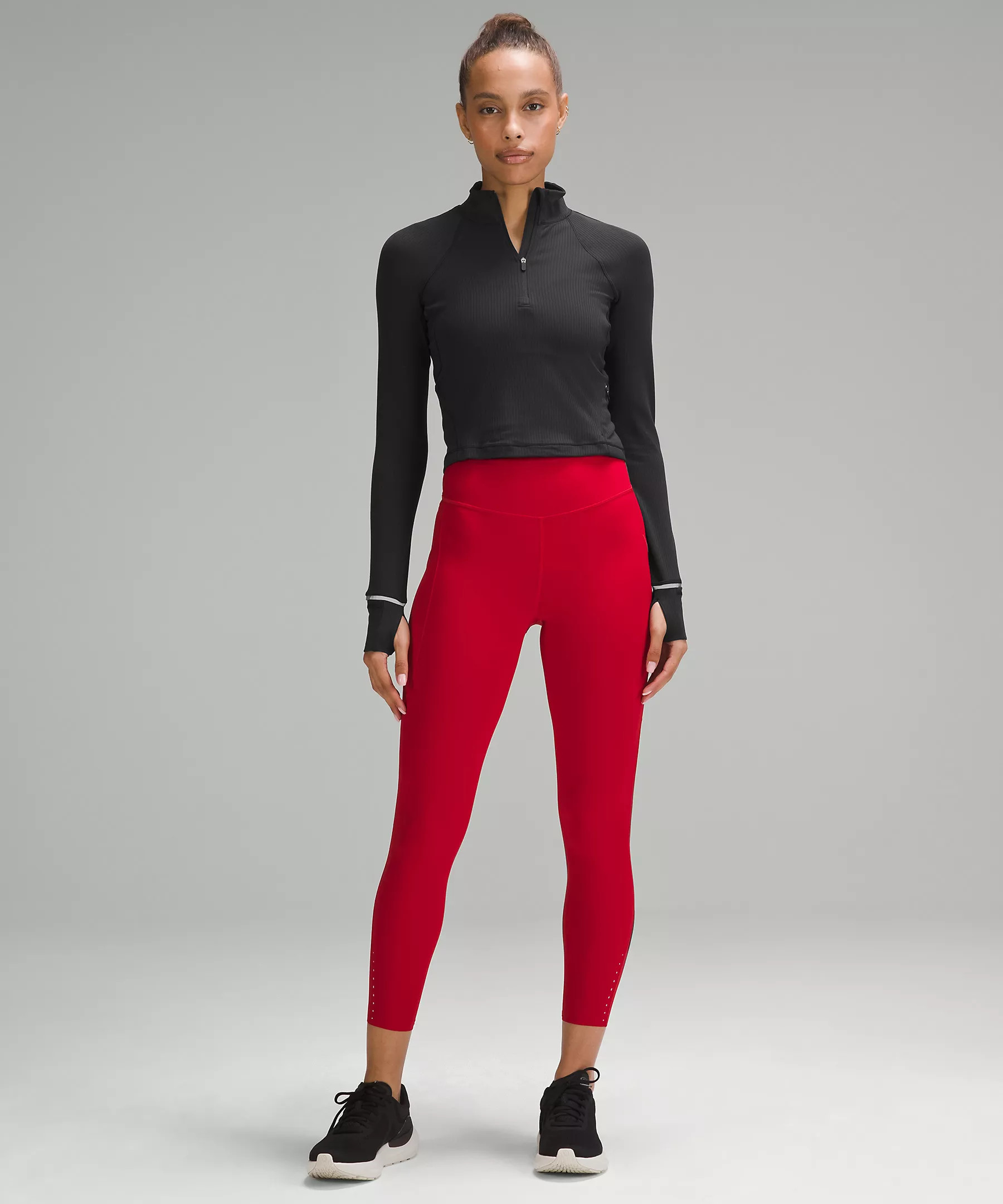 It's Rulu Ribbed Cropped Half Zip | lululemon (CA)