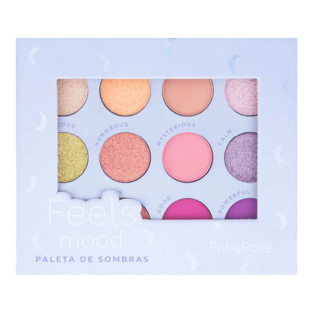 Ruby Rose Feels Mood Paleta De Sombras - Hb-1082 | Drogasil (BR)