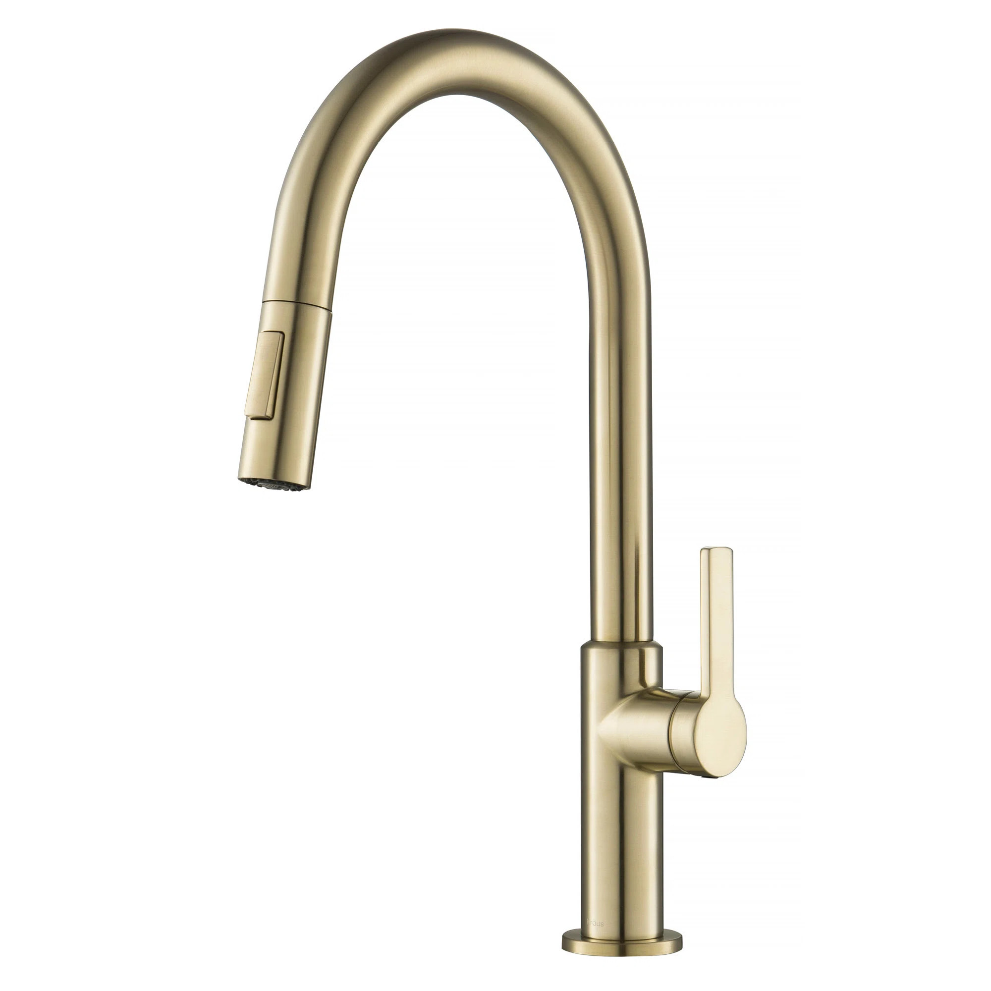KRAUS Oletto Single Handle Pull Down Kitchen Faucet KPF-2820SFACB | Wayfair North America