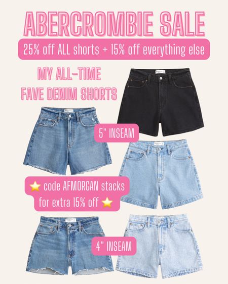 My absolute fave denim shorts restocked!!! & on major sale! 25% off all shorts + ⭐️ use code AFMORGAN for extra 15% off everything! 🤩⭐️
Sizing info:
•All of these denim shorts are TTS - 29
•My waist is 28.75” at the smallest part, 31” around my belly button, & my hips are 40” at the widest part. The size 29 curve love denim shorts are a perfect fit. 🍑


#LTKFindsUnder50 #LTKStyleTip #LTKSaleAlert