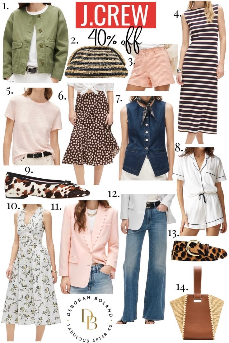 Just a little PSA because I love you guys… J.Crew is currently 40% off and yes, I’m already filling my cart 🛍️

It’s the perfect time to grab those classic staples and a few fun pieces for the new season (because somehow I always “need” just one more thing 😅). Sharing some of my favorites soon, but trust me—you’ll want to have a browse before everything sells out!

Who else can’t resist a good sale? 👀


#LTKOver40 #LTKootd #LTKSeasonal