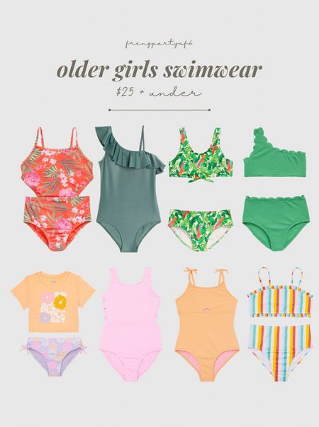 Per request, here’s a roundup of some older girls swimwear. All $25 and under.

#LTKKids #LTKFindsUnder50 #LTKSwim