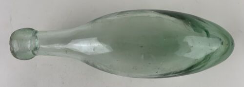 Antique Round Bottom Green Aqua Glass Torpedo Soda Bottle  | eBay | eBay US