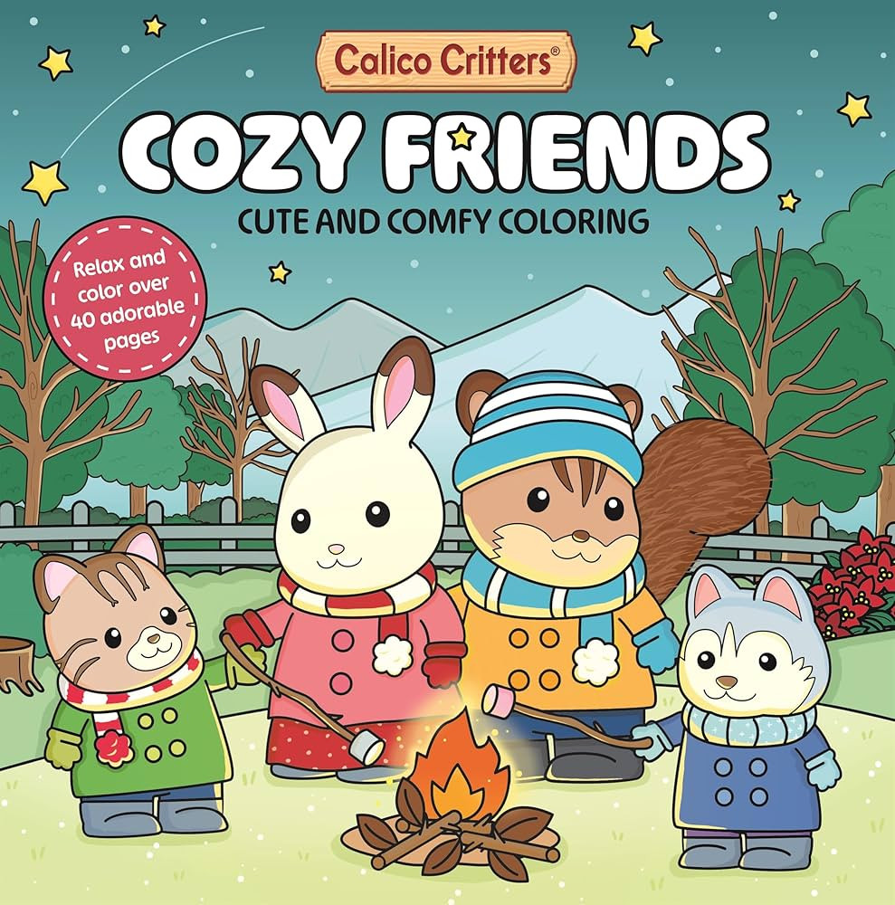 Calico Critters: Cozy Friends Coloring Book: Cute and Comfy Coloring for All Ages | Amazon (US)