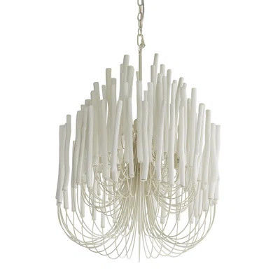 Tilda Unique / Statement Tiered Chandelier with Wood Accents | Perigold