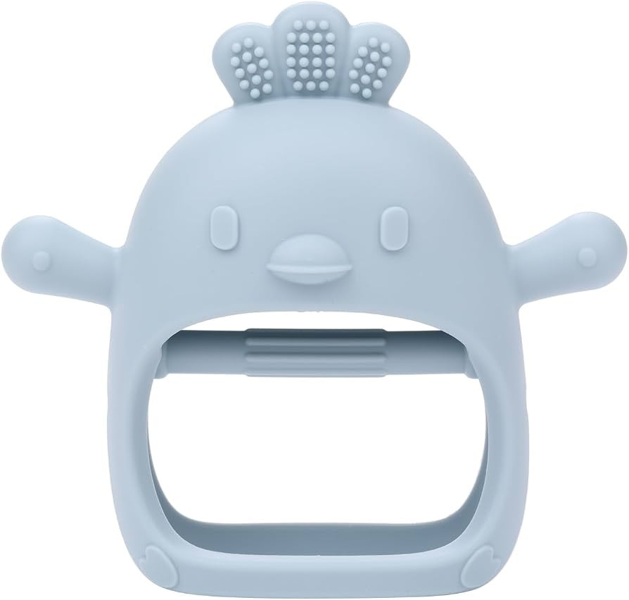 Chick Baby Teething Toys, Teether Toy for Babies 0-6 Month,Infant Hand Teether Pacifiers for 0-6 ... | Amazon (US)