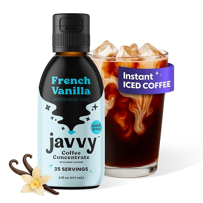 Javvy Cold Brew Coffee Concentrate Instant Coffee, Smooth Arabica Iced Coffee & Espresso Concentr... | Amazon (US)