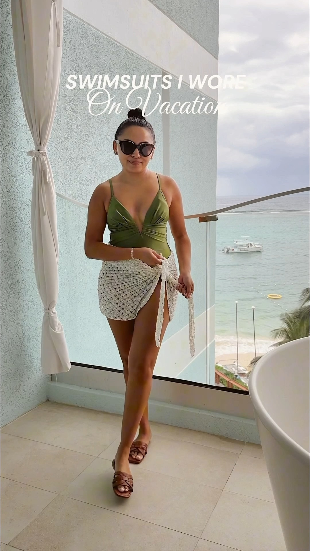 Vacation Outfits in Jamaica!
For reference: I’m 5’0, 32b bra size, and 2/26 in bottoms, pear shaped. 
*Everything I share is unaltered! TTS means true to size. Between size 5-6.5 in shoes

Swimsuit bikini tops size xs TTS 
Swimsuit bikini bottoms size small TTS
One piece swimsuits size xs TTS 
Coverups size xs TTS 
Sandals size 5.5 TTS 

#LTKPetite #LTKootd #LTKTravel
