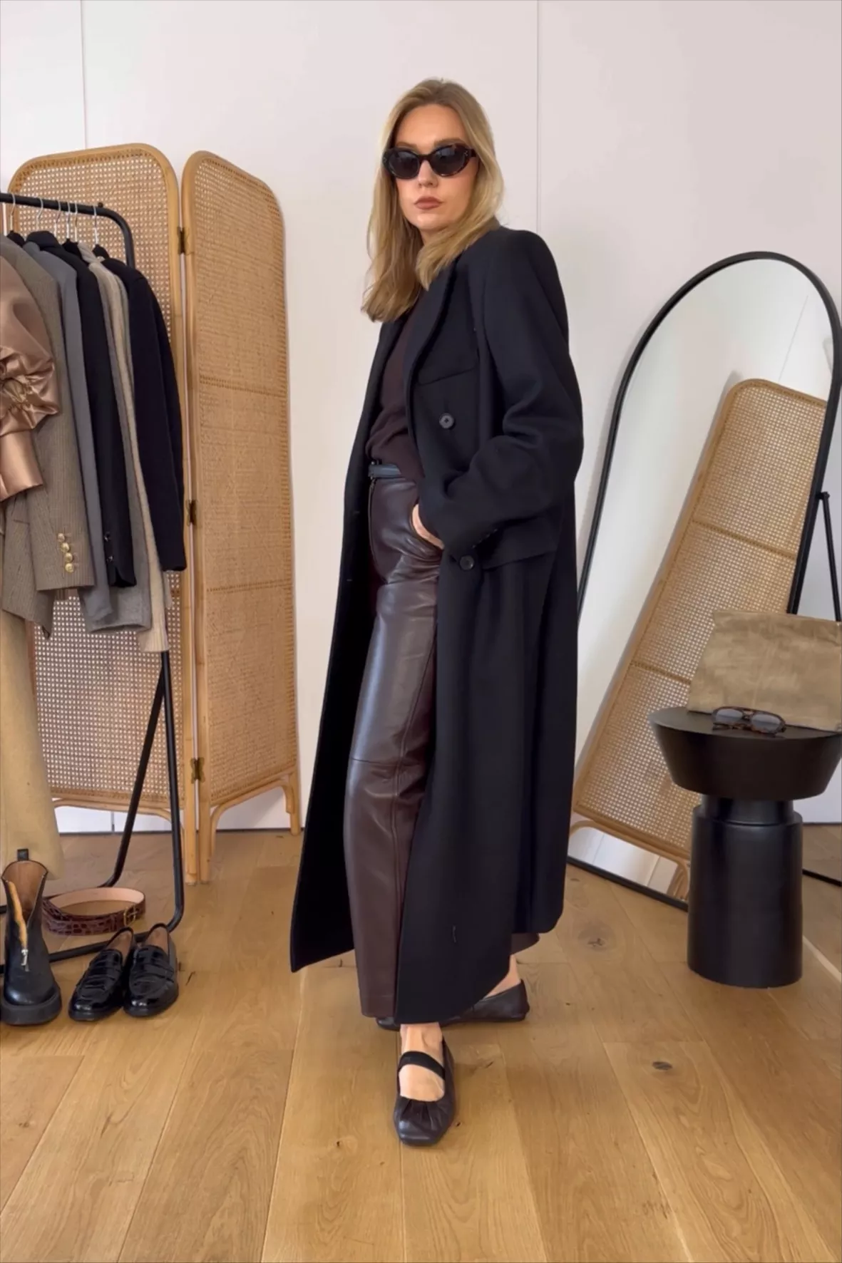OVERSIZED DOUBLE-BREASTED WOOL COAT curated on LTK