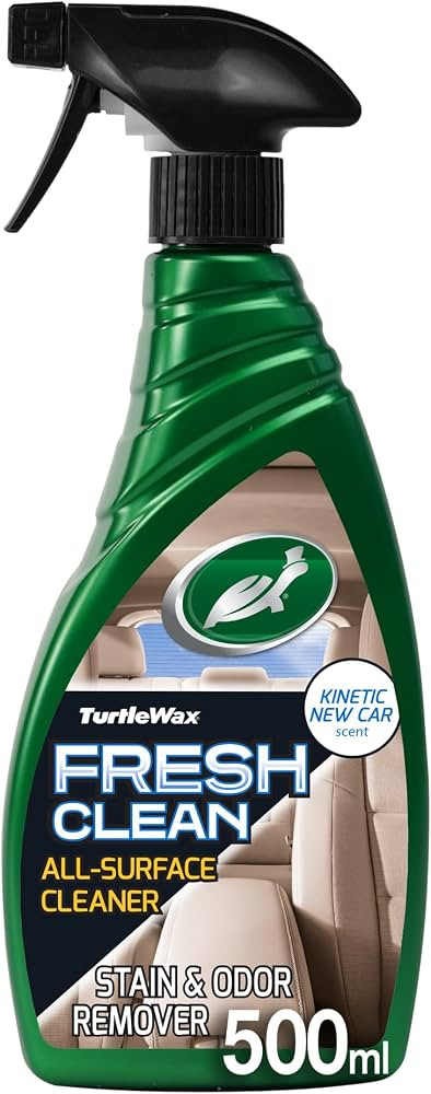 Turtle Wax Fresh Clean All-Surface Interior Car Cleaner, Removes Stains, Odours & Grime From Car ... | Amazon (UK)