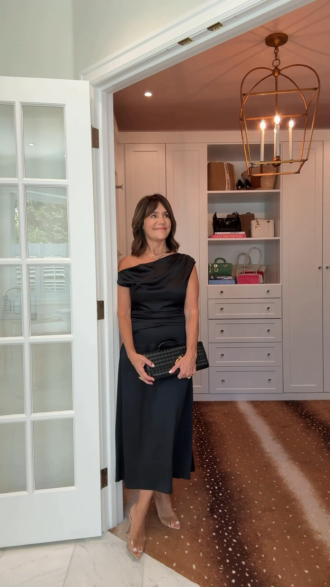 The perfect fall wedding guest dress and event dress does exist … and this is IT!!! Flattering on every body type. So elegant. You can wear this to every special event this fall and winter. Fit runs true to size.

#LTKOver40 #LTKWedding #LTKSeasonal
