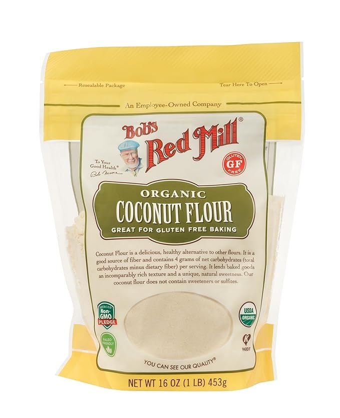 Bob's Red Mill, Organic Gluten Free Coconut Flour, 16 Ounce | Amazon (US)