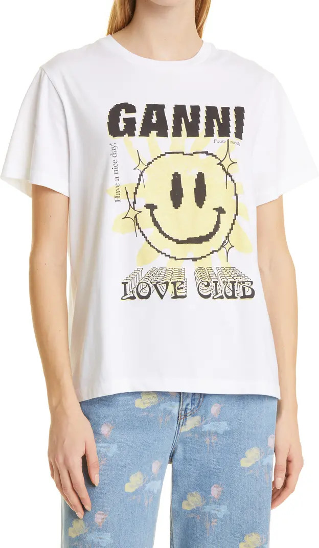 Light Organic Cotton Jersey Sun Love Graphic Tee | Nordstrom