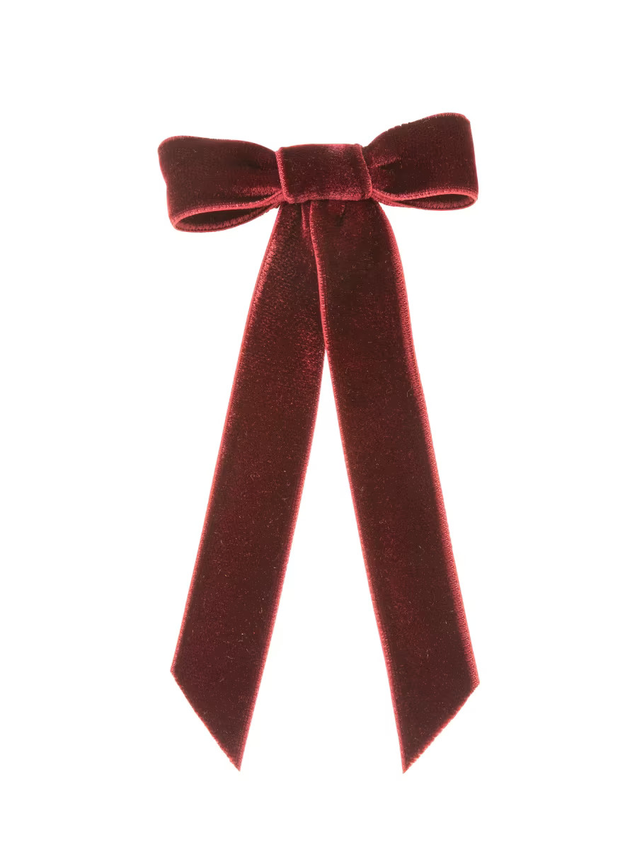 Jennifer BehrCore Velvet Bow Barrette | Saks Fifth Avenue