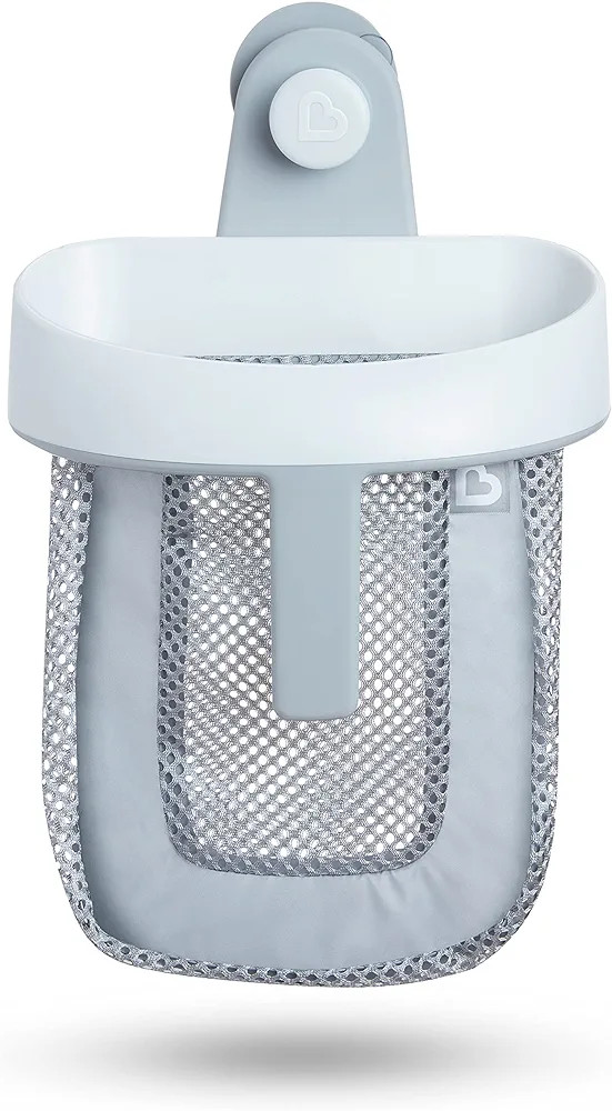 Munchkin® Super Scoop™ Hanging Bath Toy Storage with Quick Drying Mesh, Grey | Amazon (US)