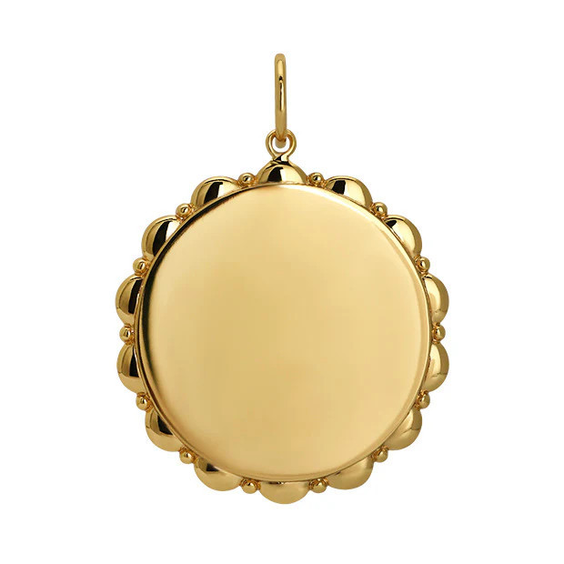 Round Dot & Dash Pendant | Goldbug Collection