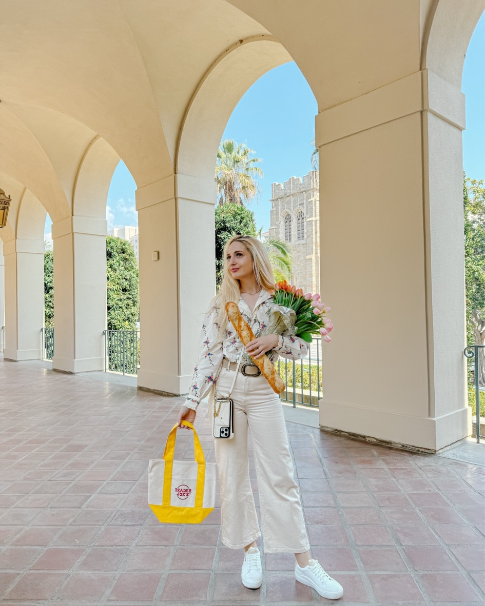 Spring neutrals from Sézane - wearing size small / size 4 - love these forever pieces 🌼

#LTKU #LTKsalealert #LTKstyletip