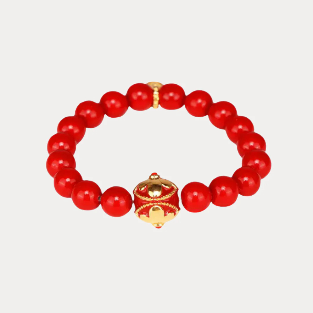 Primrose Scarlet Bracelet - Red | BuDhaGirl