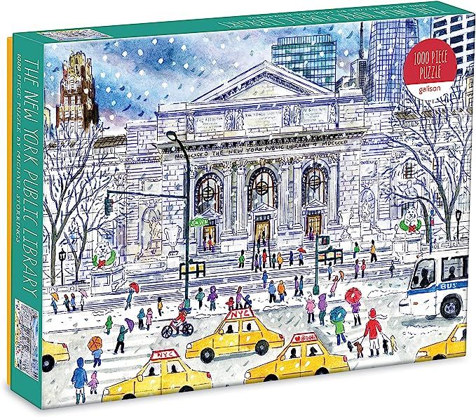 Galison Michael Storrings New York Public Library 1000 Pc Puzzle, Multicolor | Amazon (US)