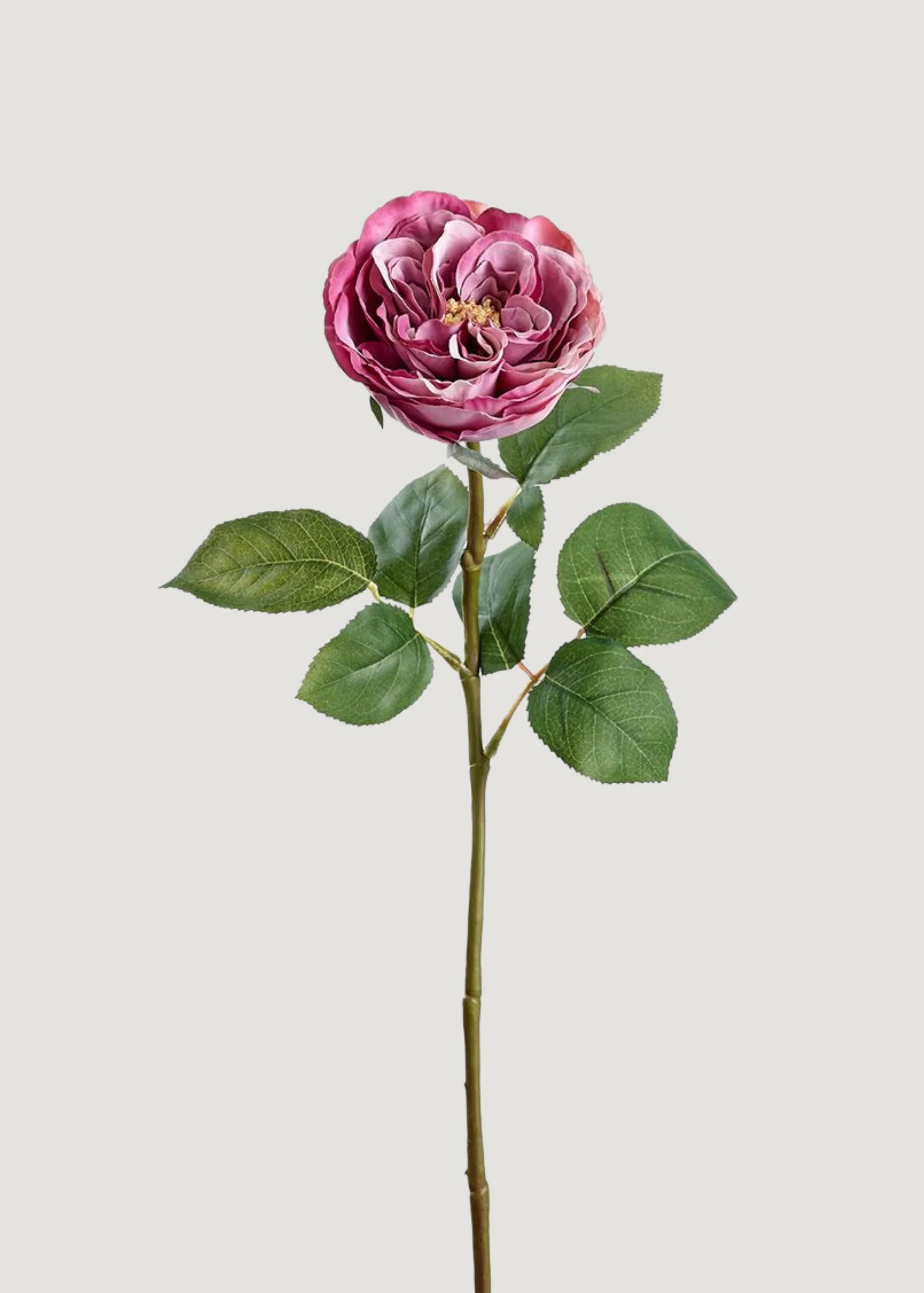 Fake Flower Rose in Pink Fuchsia - 26" | Afloral