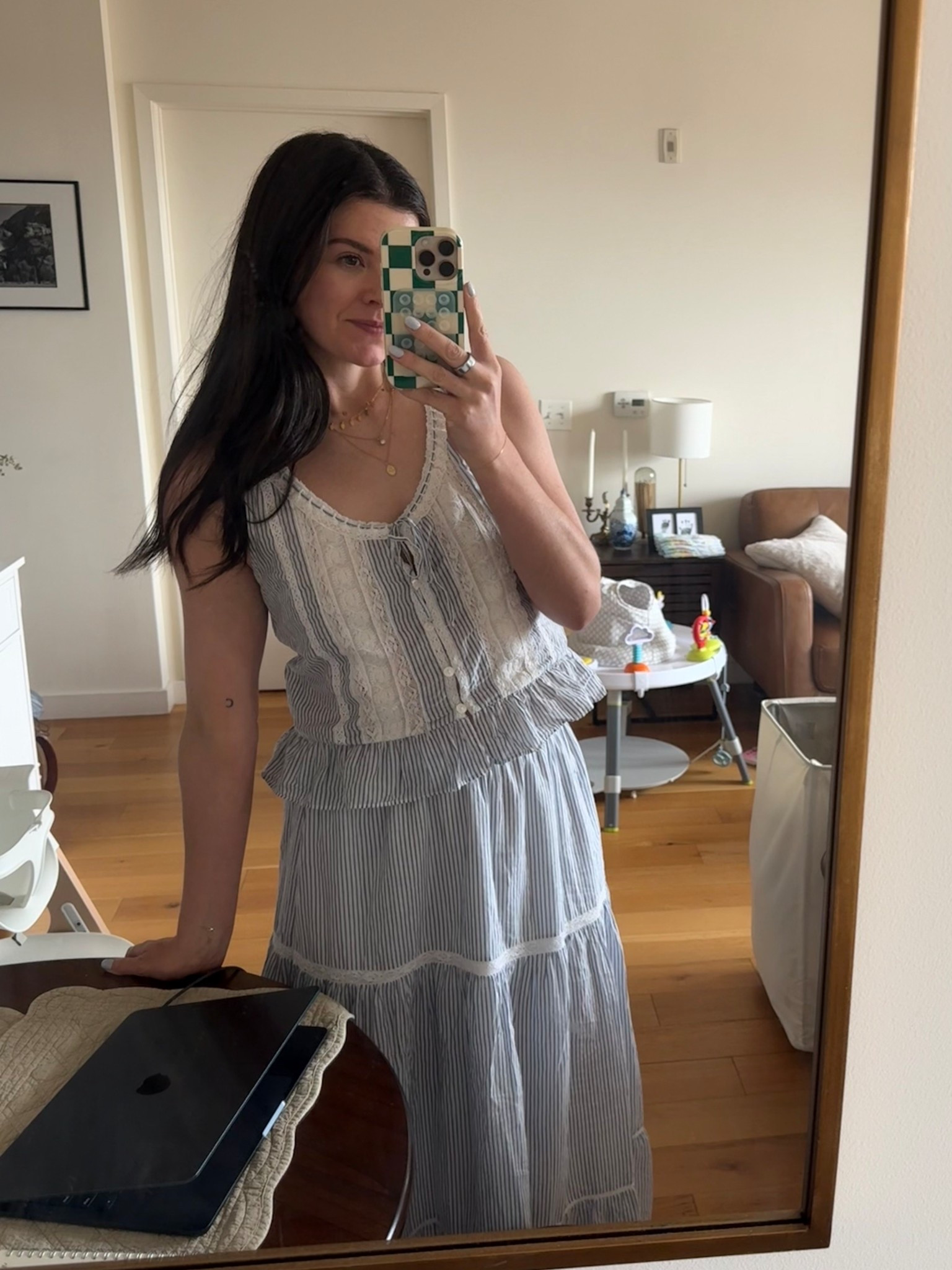 Cuuutest summer matching set from @abercrombie 

#LTKmomlife #LTKootd
