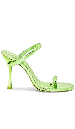 SIMKHAI Siren Metallic Sandal in Green. - size 38 (also in 37) | Revolve Clothing (Global)