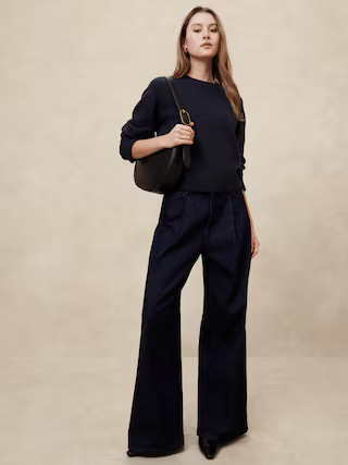 Perfectly Soft Crew-Neck Sweater | Banana Republic Factory