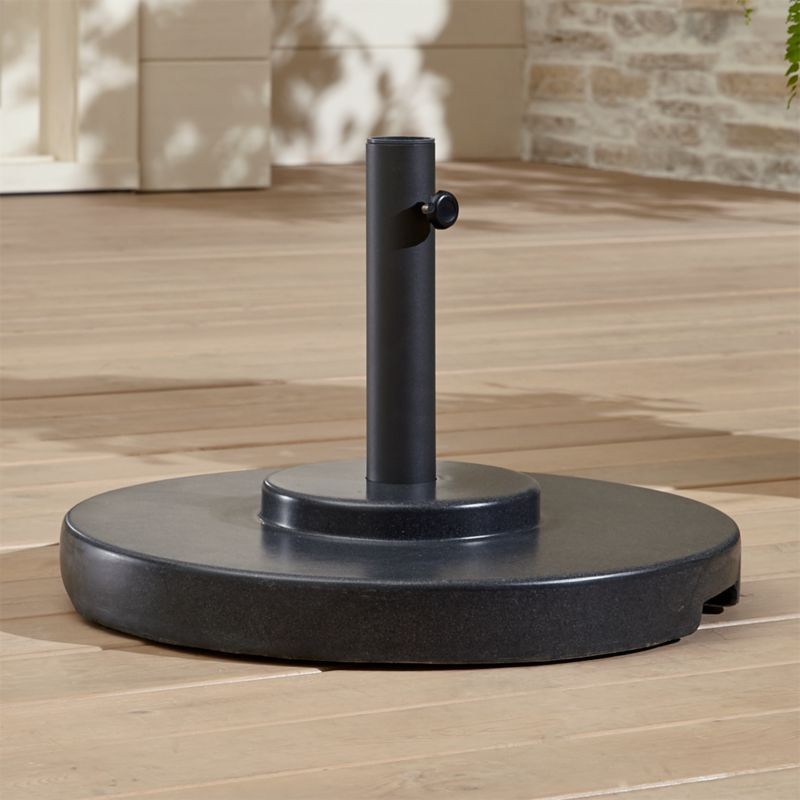 Umbrella Base with Wheels + Reviews | Crate and Barrel | Crate & Barrel