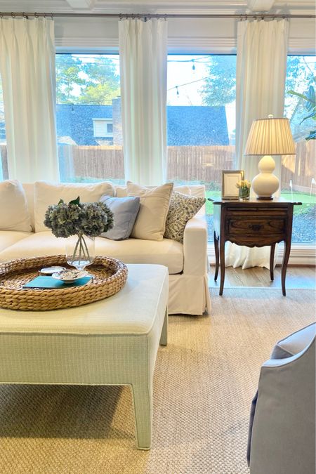 I got lots of questions about my side table on my family room! It was purchased from a local store and can't be linked, but I rounded up some similar options at a variety of prices!

Family room, home decor, living room 

#LTKhome #LTKstyletip