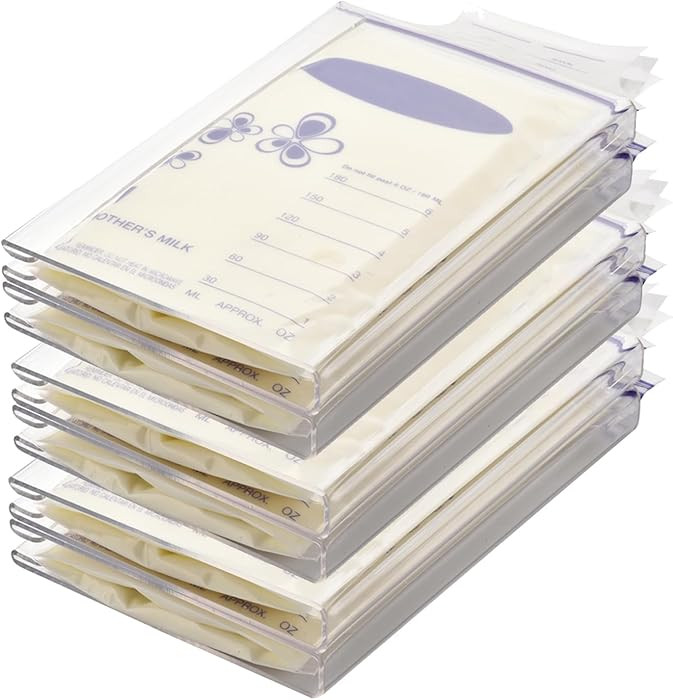 6-Pack Freeze Flat Breast Milk Storage Bag |Breastmilk Freezer Flattener Kit Make Mother's Milk B... | Amazon (US)
