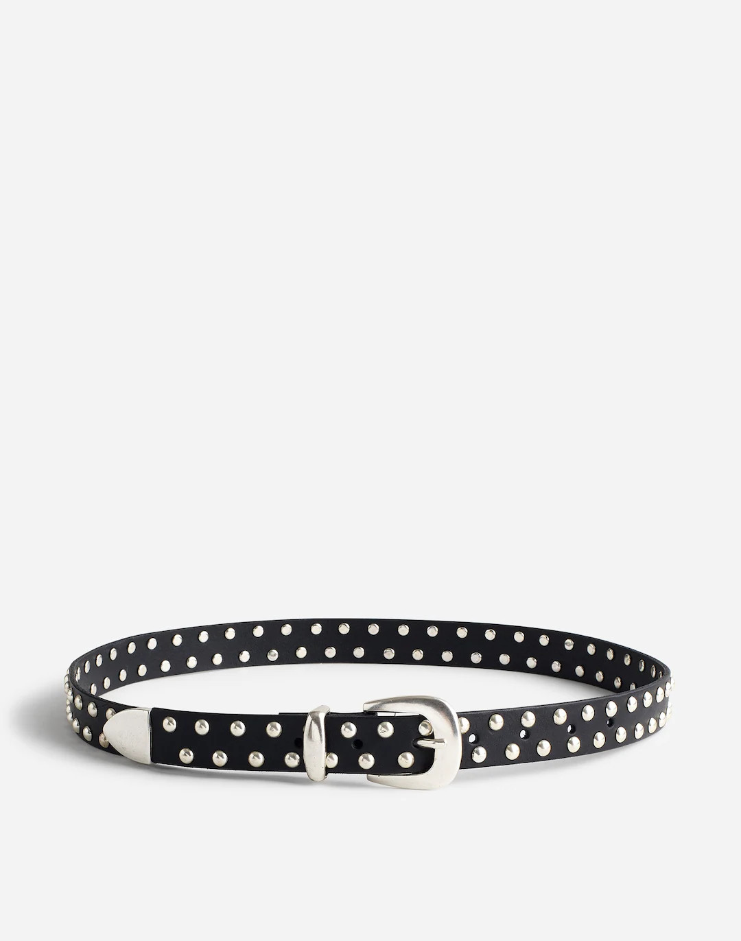 Skinny Leather Western Belt: Studded Edition | Madewell