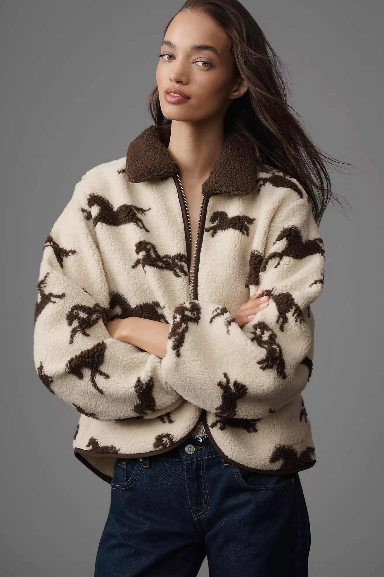 THE GREAT. Pasture Fleece Jacket | Anthropologie (US)