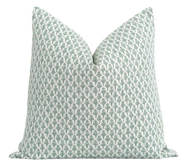 Lilburn Eucalyptus Floral Pillow | Land of Pillows