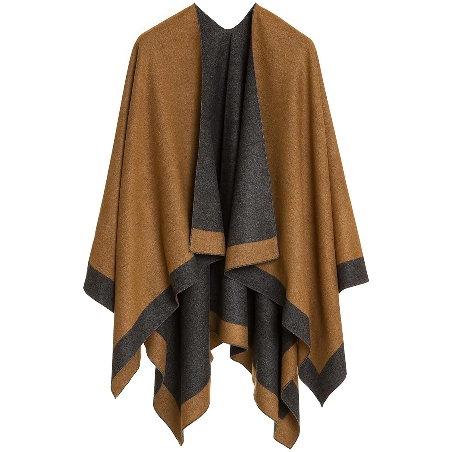 ASTARIN Winter Women's Cotton Shawl Wrap Poncho Ruana Cape, Cardigan Sweater Open-Front for Sprin... | Walmart (US)