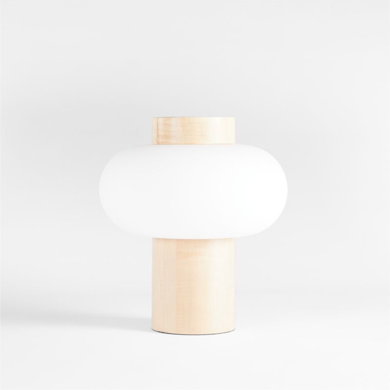 Bombolla Wood Bubble Lamp + Reviews | Crate & Barrel | Crate & Barrel