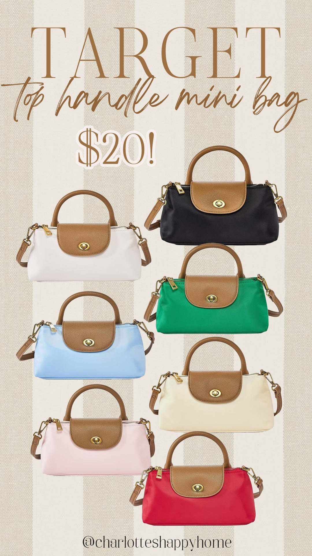 This new $20 top handle mini bag comes in the best colors and will become a staple! 

#targetfinds

Target finds. Target new arrivals. Target top handle mini crossbody handbag.

#LTKootd #LTKSeasonal #LTKgrwm