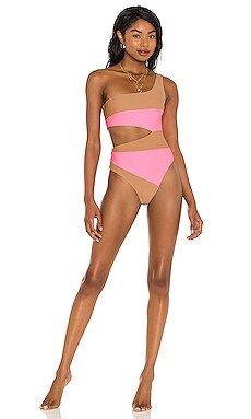 Camila Coelho Rumba One Piece in Pink & Nude from Revolve.com | Revolve Clothing (Global)