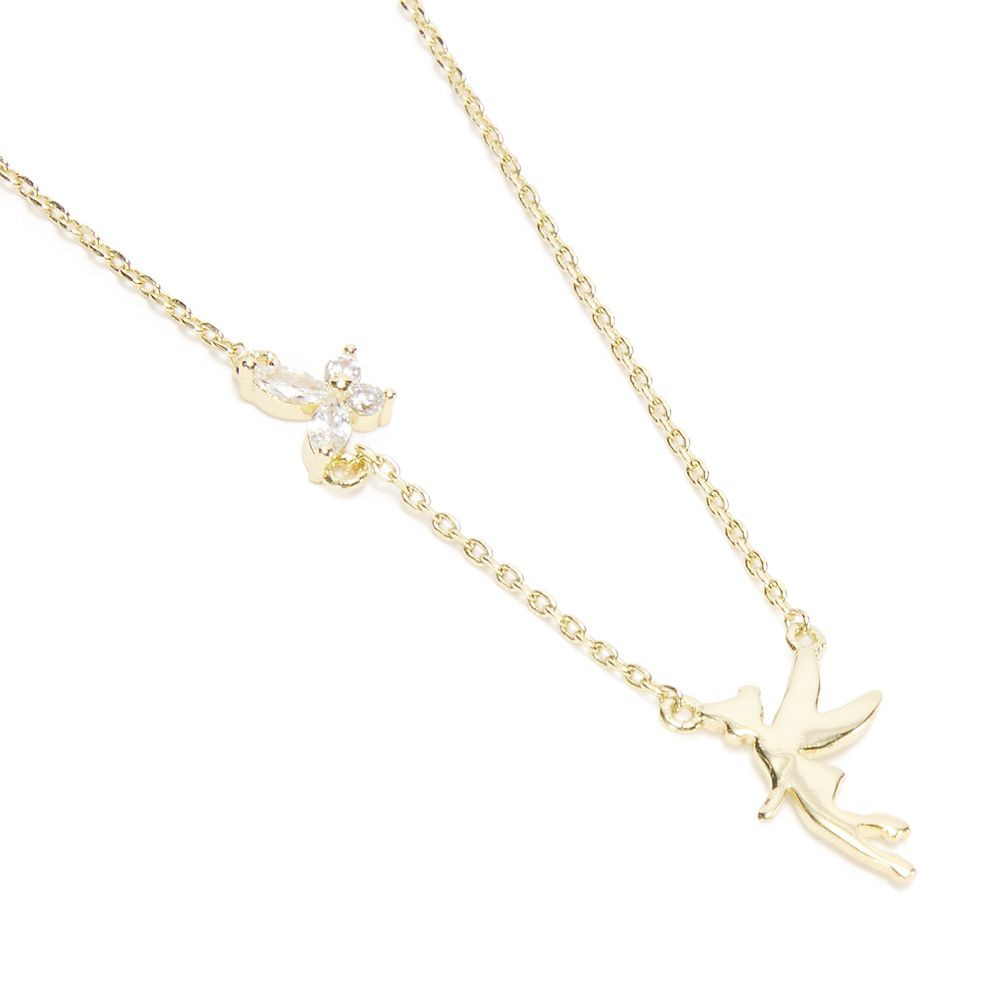 Tinker Bell and Wings Fixed Pendants Necklace | Disney Store