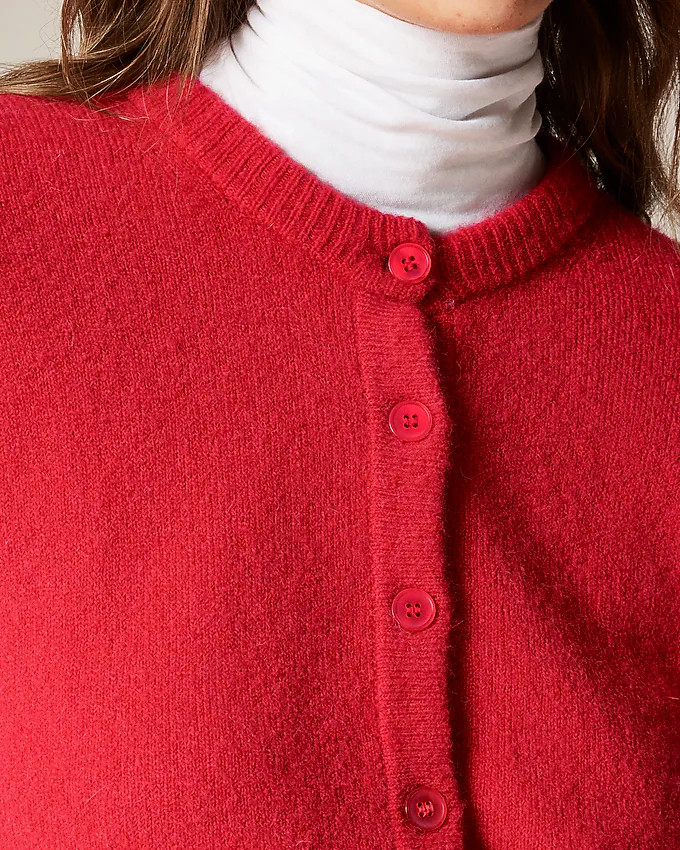 Supersoft bubble-hem cardigan | J. Crew US