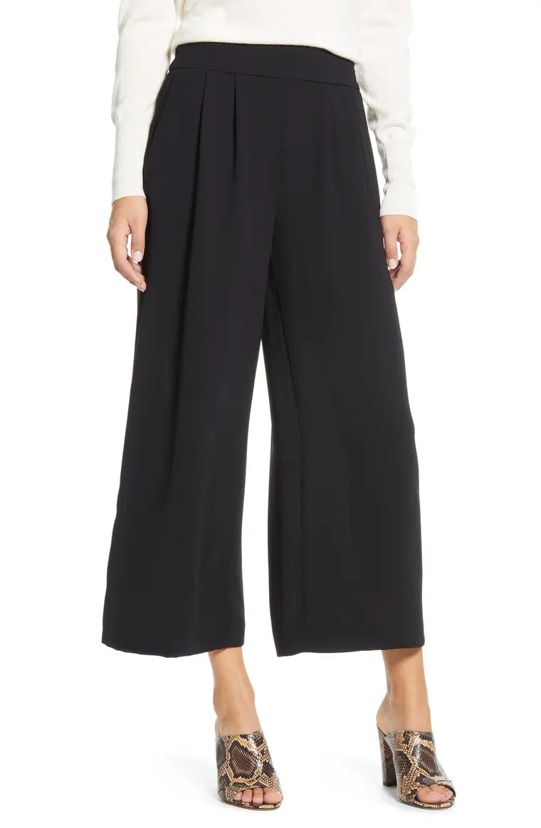 Wide Leg Crepe Trousers | Nordstrom