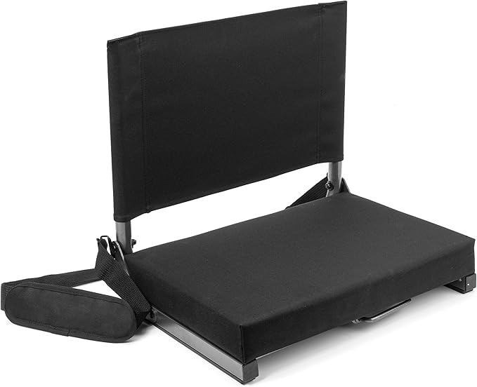 Cascade Mountain Tech Deluxe Stadium Seat, One Size, Black Ultra Padded | Amazon (US)