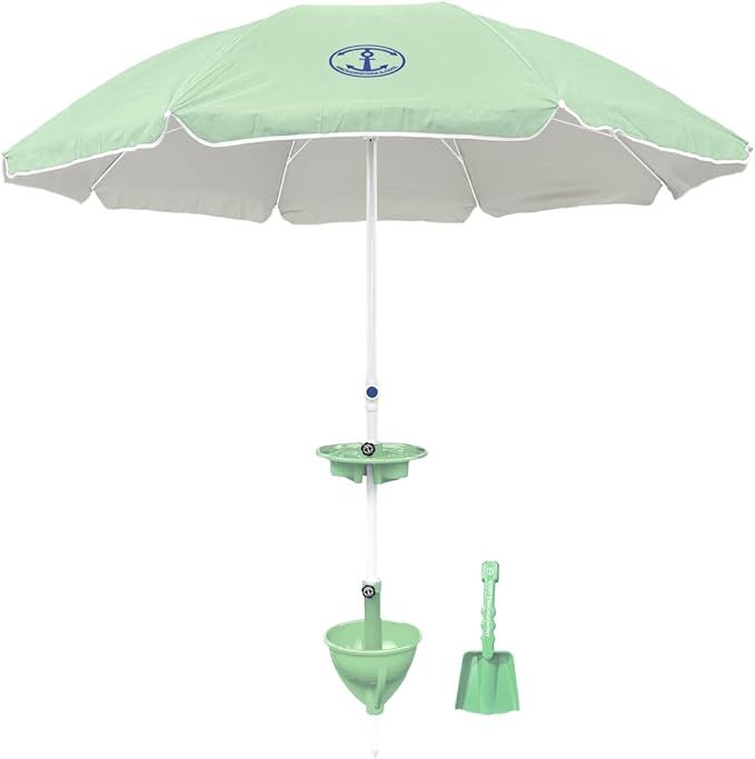 Anchor Works All-In-One Classic Beach Umbrella System - Stay Stylish and Secure with AnchorONE Sa... | Amazon (US)