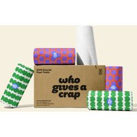 100% Recycled Paper Towels - 6 Double Length Rolls - Who Gives A Crap Paper Towels | Who Gives A Crap (US)