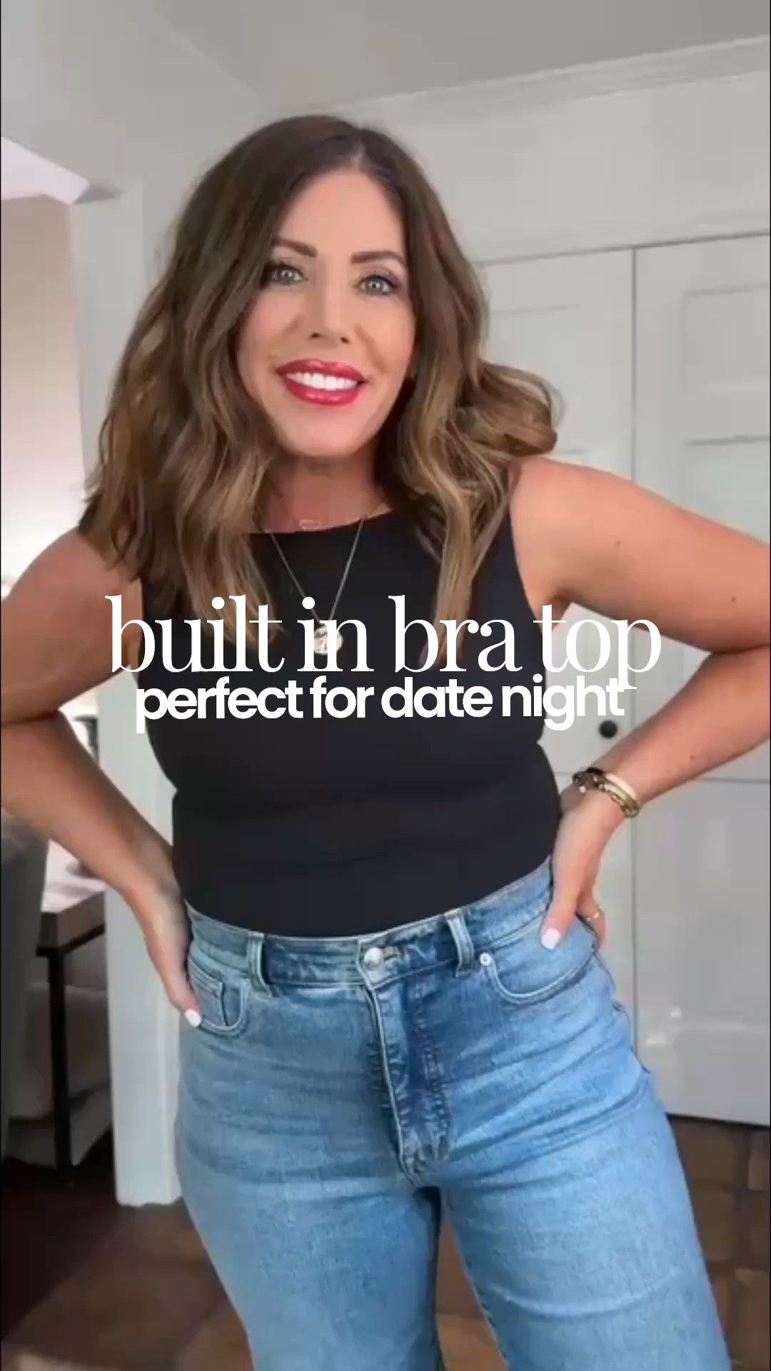 The cutest top padded open back tanks that are perfect for date night, the office and more! They come in several colors and they are on sale for $25.96. I am wearing my true size medium. You can dress them up or dress them down. They do have removable pads and they are so comfortable and flattering. ￼

My jeans are sold out but I did find the same pair, just a different wash, on sale for 45% off / $79.97 

Over 40 style, fall outfits women, work outfits, business casual workwear, mom style, autumn outfits, date night outfits, fall fashion hauls

#LTKSaleAlert #LTKOver40 #LTKMidsize