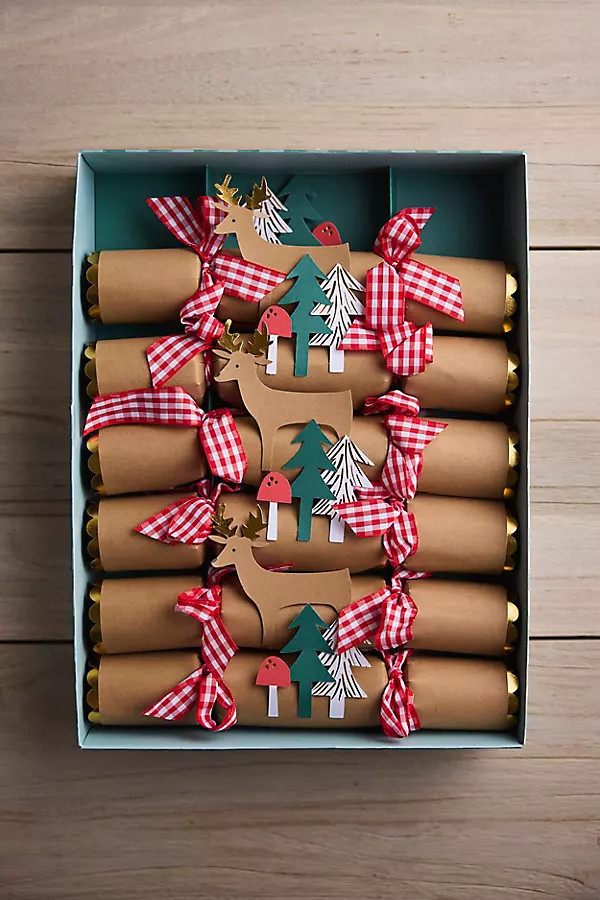 Woodland Party Crackers, Set of 6 | Anthropologie (US)