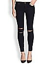 Photo Ready Distressed Ankle Skinny Jeans | Saks Fifth Avenue